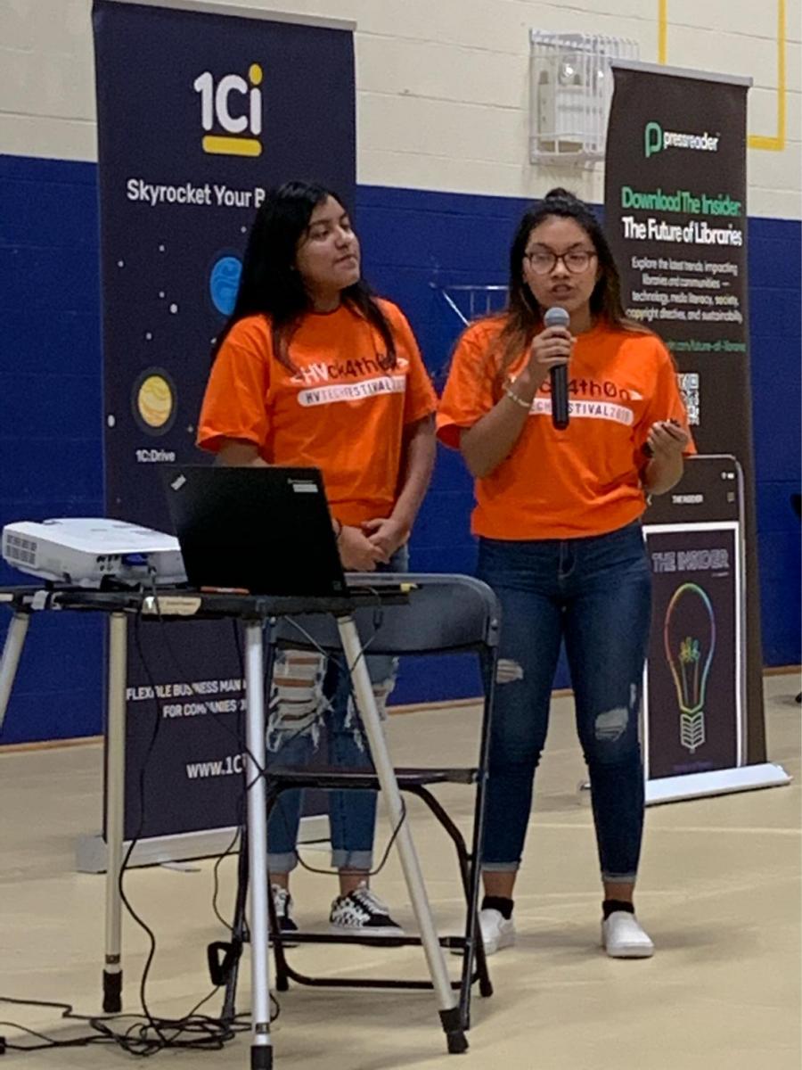HVTechFest Hackathon - poverty team pitching